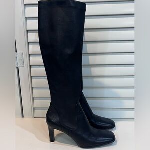 Cole Haan Black Leather Boots size 8.5